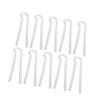 10PCS Sound Aid Tubes Replacement Easy Installation Accessory Silicone Preformed Earmold Tube R