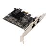 PCIe Network Card Dual Port RTL8125BG Chip 2500 1000 100Mbps 2.5GBase T PCIe Internet Adapter for