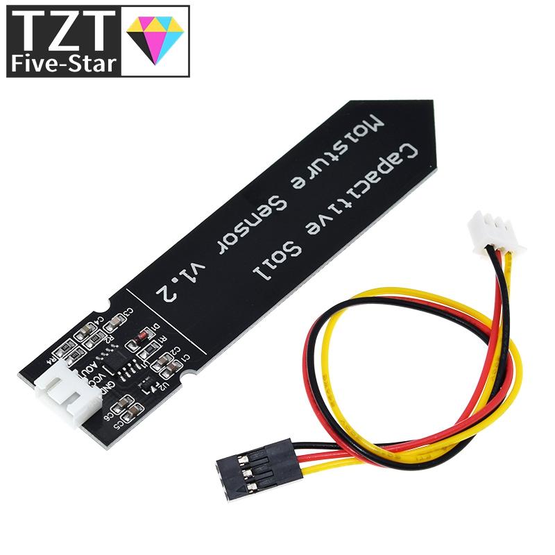 Capacitive soil moisture sensors Corrosion Resistant wide voltage wire for arduino Analog Capacitive Soil Moisture Sensors V1.2 Replacement Sensors2