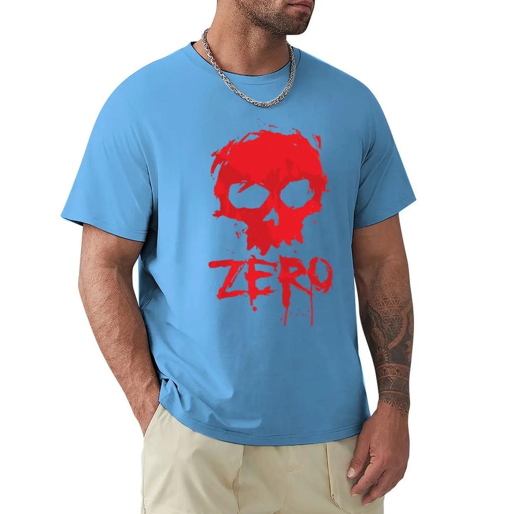 New Zero Original Skate Vintage Skull Men'S Black T-Shirt Unisex Men Women Tee Shirt