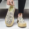 Shoes for Men Plus Size Male Loafers Casual Comfortable Sneakers Slip On Leisure Shoes Lightweight Vintage Flats