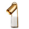 Nordic simple marble table lamp creative metal lampshade bedroom bedside lamp