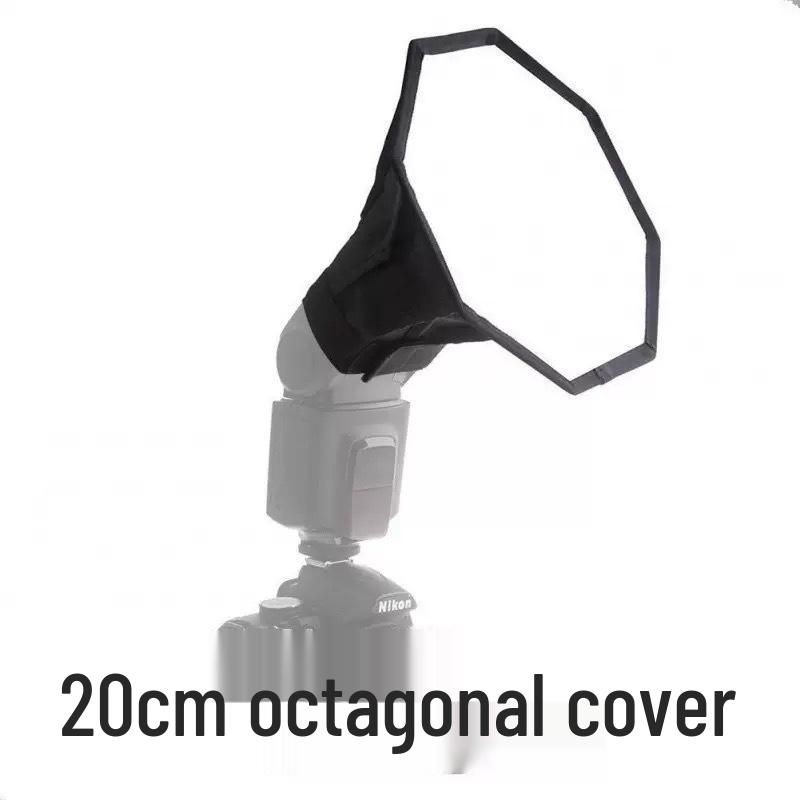 

DSLR Camera Octagonal Flash Diffuser Cloth, 20/30cm Universal Fit