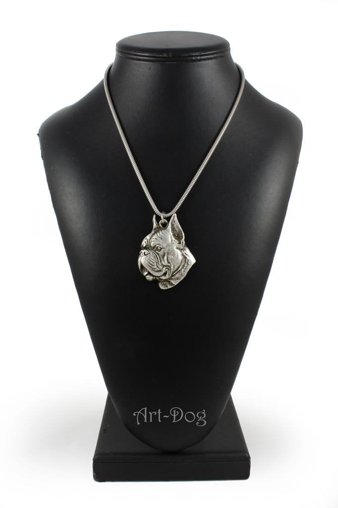 Boxer, German Boxer II - Dog necklace, unique jewellery for the dog fan, unique adder pendant by Art-Dog brand