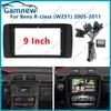 9 Inch Car Frame Fascia Canbus Box Adapter Android Radio Dash Fitting Panel Kit For Mercedes-Benz R-class (W251) 2005-2011