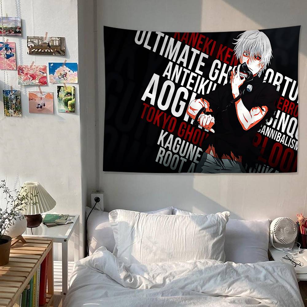 Tokyo Ghoul Anime Cartoon Tapestry Home Decoration Hippie Bohemian Decoration Divination Home Decor
