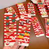 10Pcs Girls Hair Pins Snowman Snowflake Santa Claus Christmas Themed Hair Rings Ponytails Buns