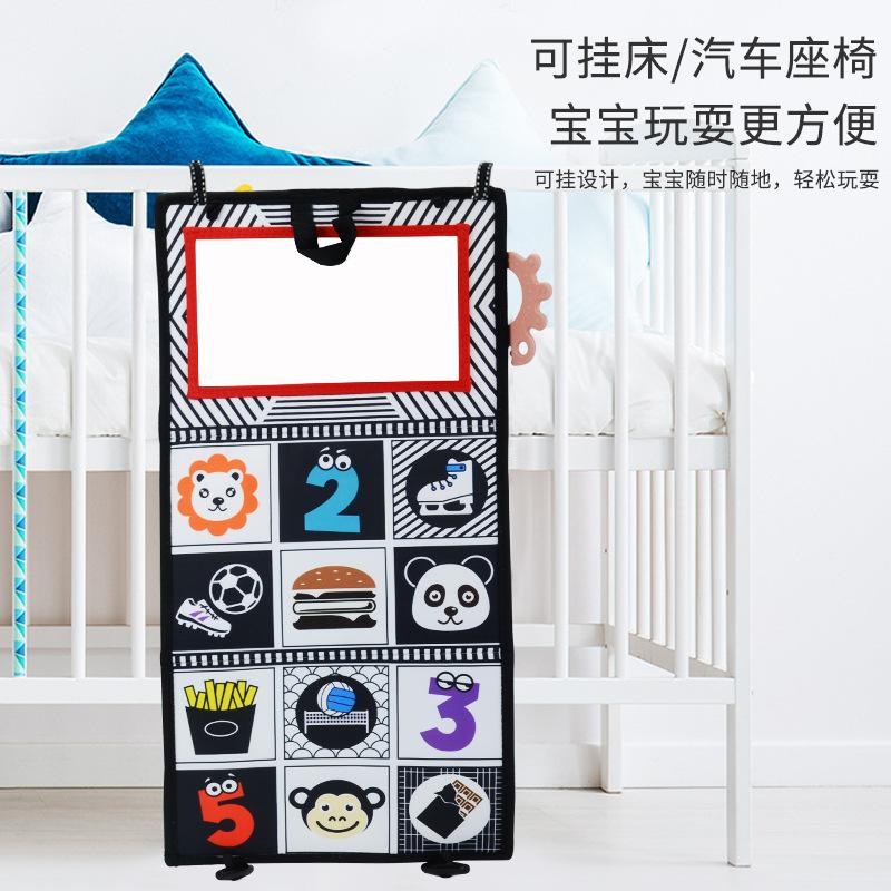 Infant Three-Dimensional Fun Mirror Cloth Book, Washable Double-Sided Early Education Cognitive Cloth Book, Children'S And Baby Enlightenment