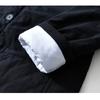 Autumn and Winter Warm Mens Jackets Chinese Style Traditional Clothing Padded Button Jacket Casual Lapel Collar Thicken Parkas Coat