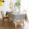 Tischdecke Tischdecke für Tisch Retro Rechteckige Elegante Tischdecken Weiße Porzellan Quaste Tischwäsche für Esstisch