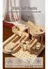 Kids' Educational Wooden Marble Run Toy: Assemble Track for Intelligence Development