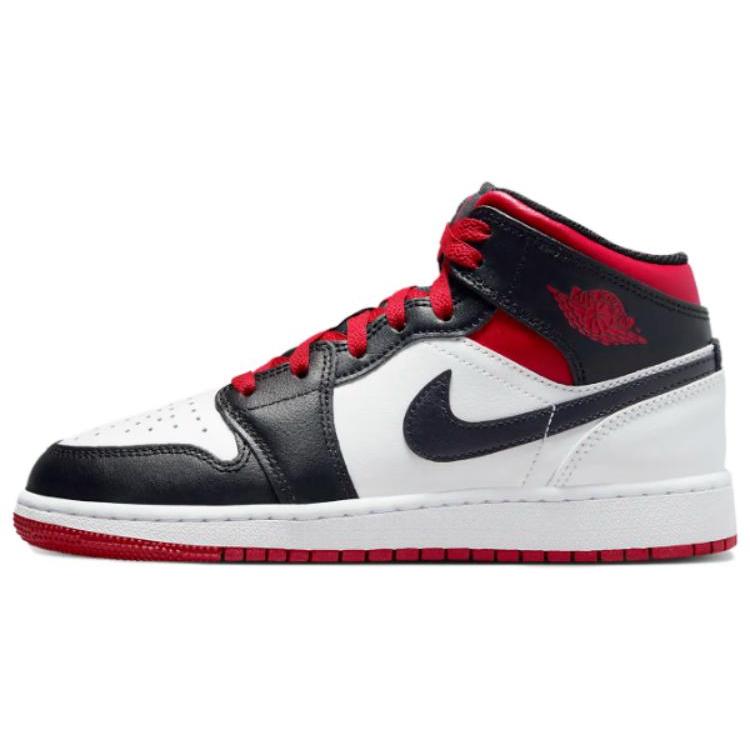Nuove Jordan 1 Mid Gym Red Black Toe GS DQ8423-106