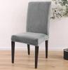 Cover Velvet Chair Thick Grey Velvet