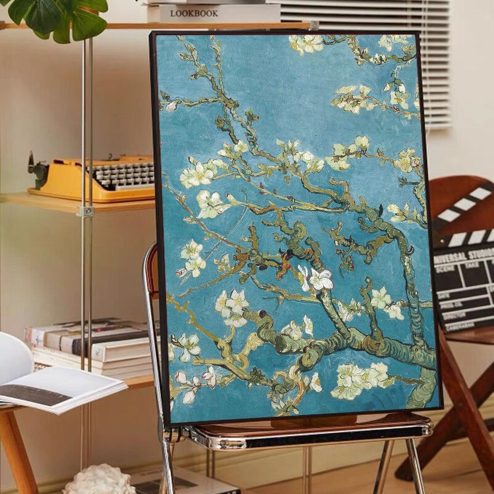 Art Painting Van Gogh Poster Self-adhesive Art Poster Whitepaper Prints Posters Artwork Aesthetic Art Wall Painting