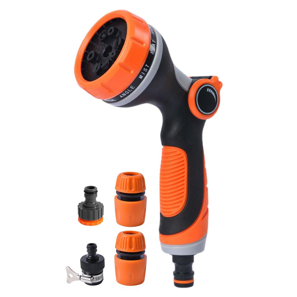 Watering Guns Multifunction Garden Hose Sprinkler 10 Functions High Pressure Hose Nozzle For Garden Watering Car Wash Cleaning