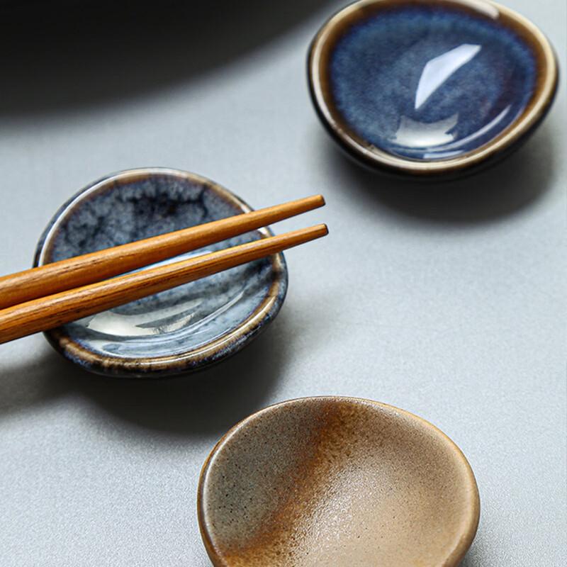 Simple Luxury Oval Ceramic Chopstick Rests (2-Pack)