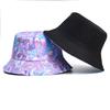 Panama Bucket Hats Animal Letter Print Fisherman Hat Summer Sun Hats For Women Men Reversible Fishing Cap