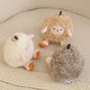 Fluffy Plush Sheep Keychain Hanging Charm Zodiac Goat Pendant Key Ring Lamb Ornaments  Bag Decor