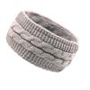 Womens Thermal Ribbed Thick Fleece Lined Winter Headband Wrap Ear Warmer