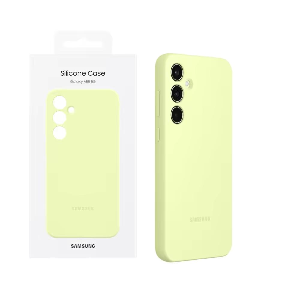Samsung Original Liquid Silicone Cover Case For Samsung Galaxy A55 5G Soft Shockproof Shell Phone Case Cover