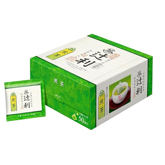 Tsujiri Sencha Triangle Tea Bags 50P 2 grams (x 50) B00UTD2B28