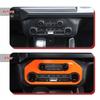Orange Center Air Conditioner Switch Panel Cover Trim Bezels For Ford Bronco 21+