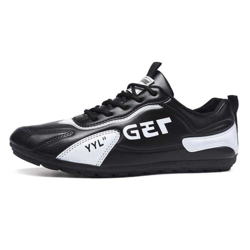 Manufacturer Men's Shoes 2025 Spring New Men's Casual Shoes Leather Waterproof Sports Shoes Doudou Shoes Half Slippers