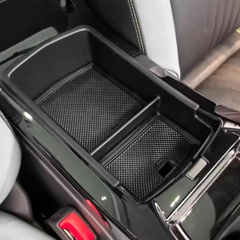 For Volkswagen VW ID.6 ID6 ID 6 CROZZ Central Container Tray Armrest Box Door Storage Box Internal Manager Car Accessories