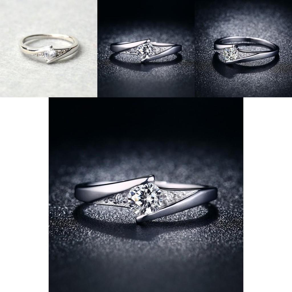 Copper Water Crystal Ring For Women With Trendy Fashion Jewelry For Couples