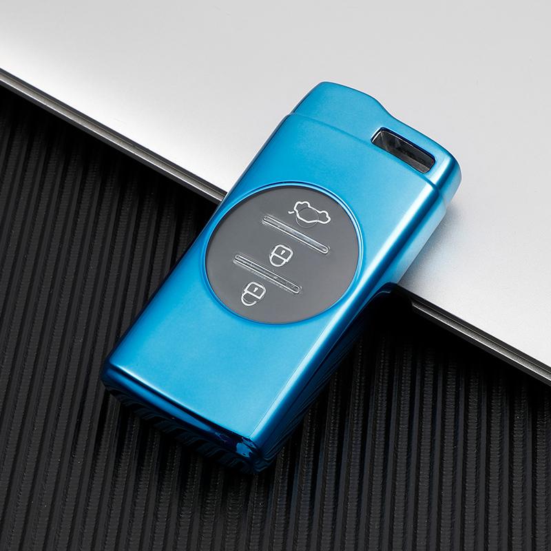 

For Chery Tiggo 8 Arrizo 5 7 Pro Eq7 5X 3X Tiggo 7 Soft Tpu Car Key Case Cover Ring Protection Accessories Shell Fob Holder