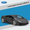 1/24 skala Welly Lamborghini Huracan LP610-4 legeringsbilmodell støpt metall leketøyskjøretøy bilmodell høy simuleringssamling gaver til barn