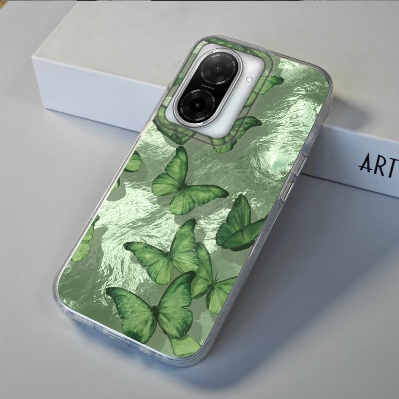 Butterfly Shadow Phone Case For Xiaomi Redmi 14C 13C 10 9A 9C Note 14 13 12 11 10S 9 8 Pro Plus A5 A4 A3 A2 A1 Girls Funda Cover