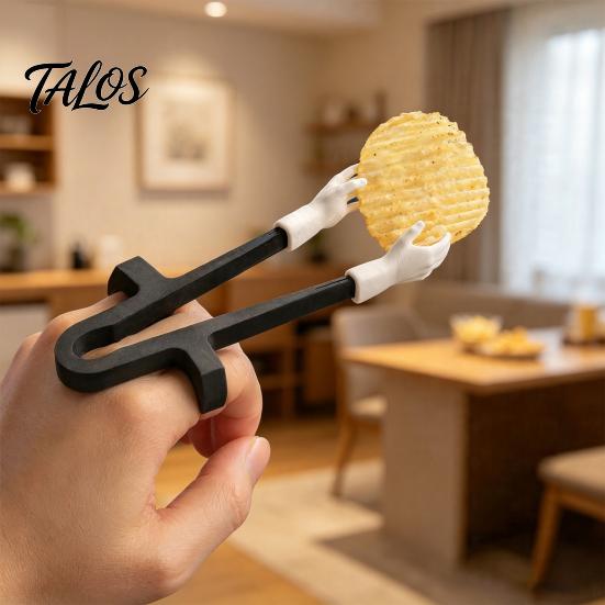 Easy Clean Food Clip for Snacks Finger Chopsticks Gamers, Portable Lightweight PLA Tongs, Reusable Gamers Hands Free Snack Clips Video Gaming