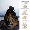 1pc Lion Printing Lightweight Flannel Blanket, Comfortable and Warm Blanket, for Camping Sofa Bed and Couch Office, Gift