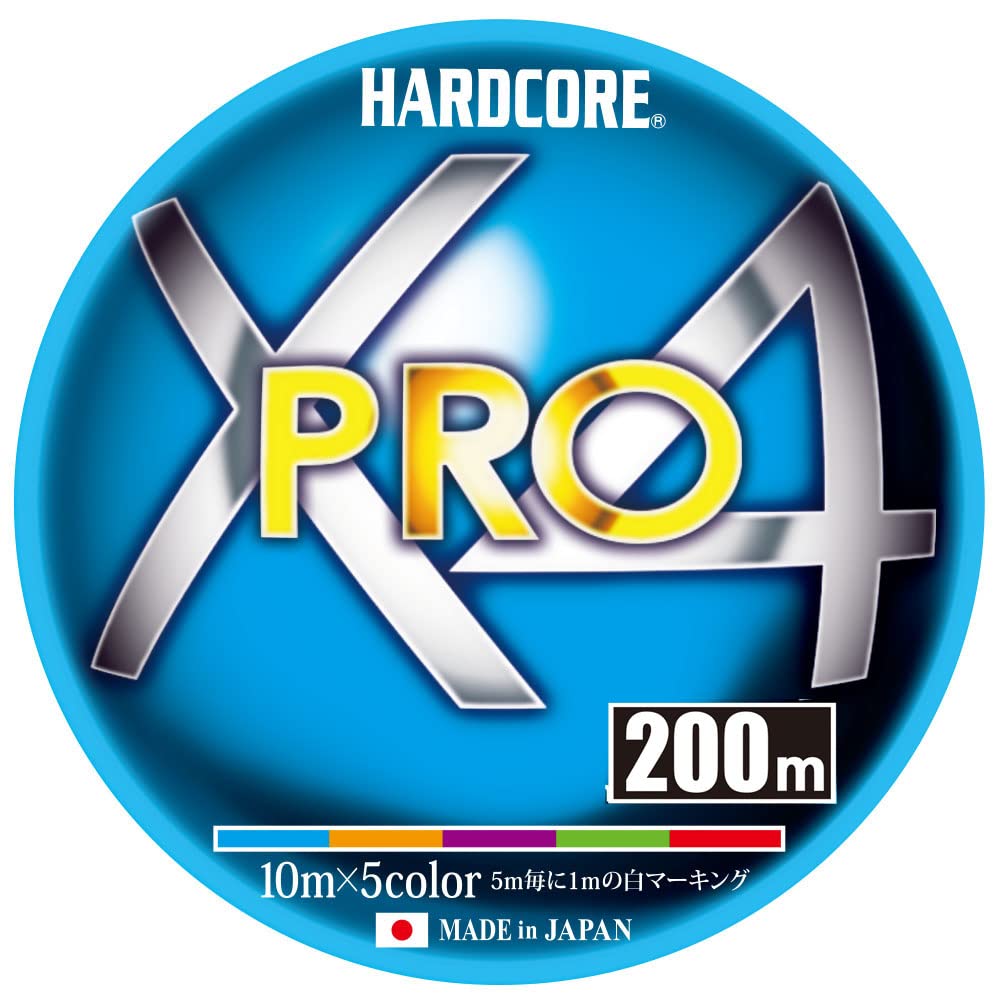 

DUEL HARDCORE PE HARDCORE X4 10м x 5 Белый H3874 Леска, Нет. 1, ПРО, 200м, Цвета, Маркировка,
