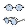 Vintage Punk Round Frame Sunglasses Men Women Glasses Small Lens Brand Designer Sun Glasses UV400 Outdoor Sports Eyewear Anti-UV