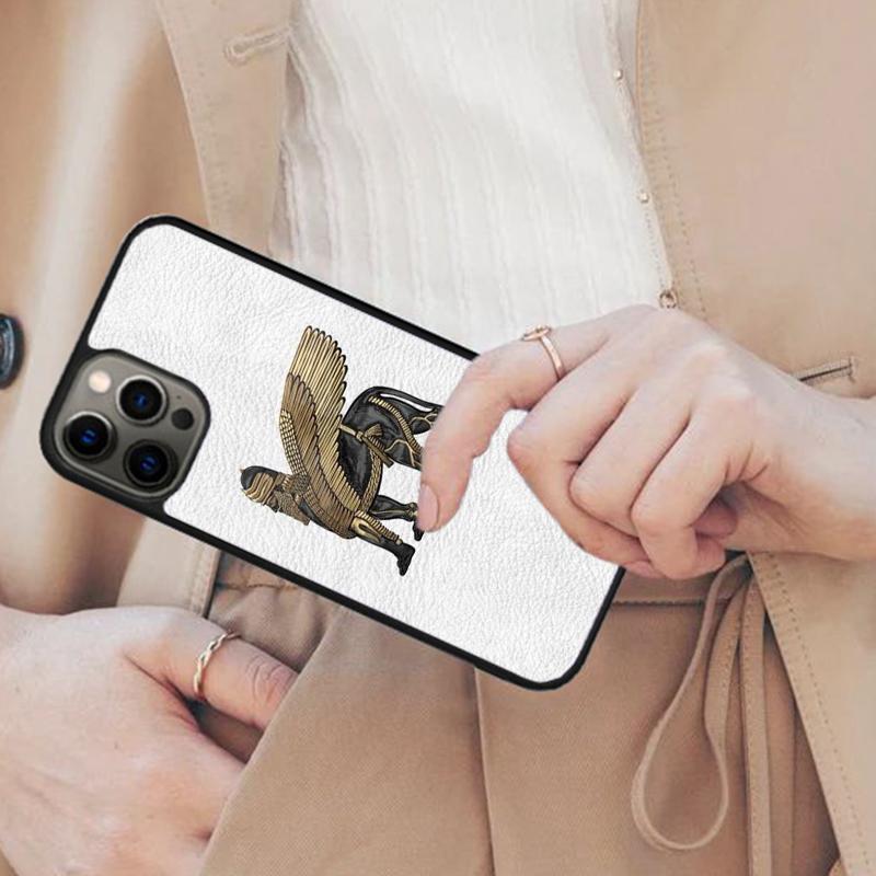 

Lamassu Assyrian Winged Lion Magnetic Phone Case For APPLE iPhone 17 Air 16 14 13 12 Pro Max 15 Plus Wireless MagSafe Cover iPhone 13mini