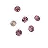 10 Pieces Pink Shiny Rhinestones Nail Art Decorations Mixed Shapes Including Hearts Squares Butterflies Drops for DIY Nail Design Home Salon Party
