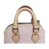 Louis Vuitton Micro Alma Denim Classic Monogram Print Canvas Leather Mini Wallet Women Wallet Pink M02763