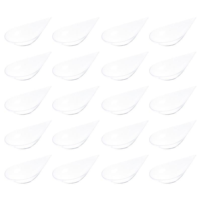 20pcs Disposable Dessert Spoons Appetizer Sushi Spoons Catering Supplies Plastic Tableware Dining Ware Serving Utensils Ice
