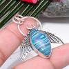 Rainbow Calsilica Gemstone 925 Solid Sterling Silver Pendant Beautiful Pendant For Birthday Gift
