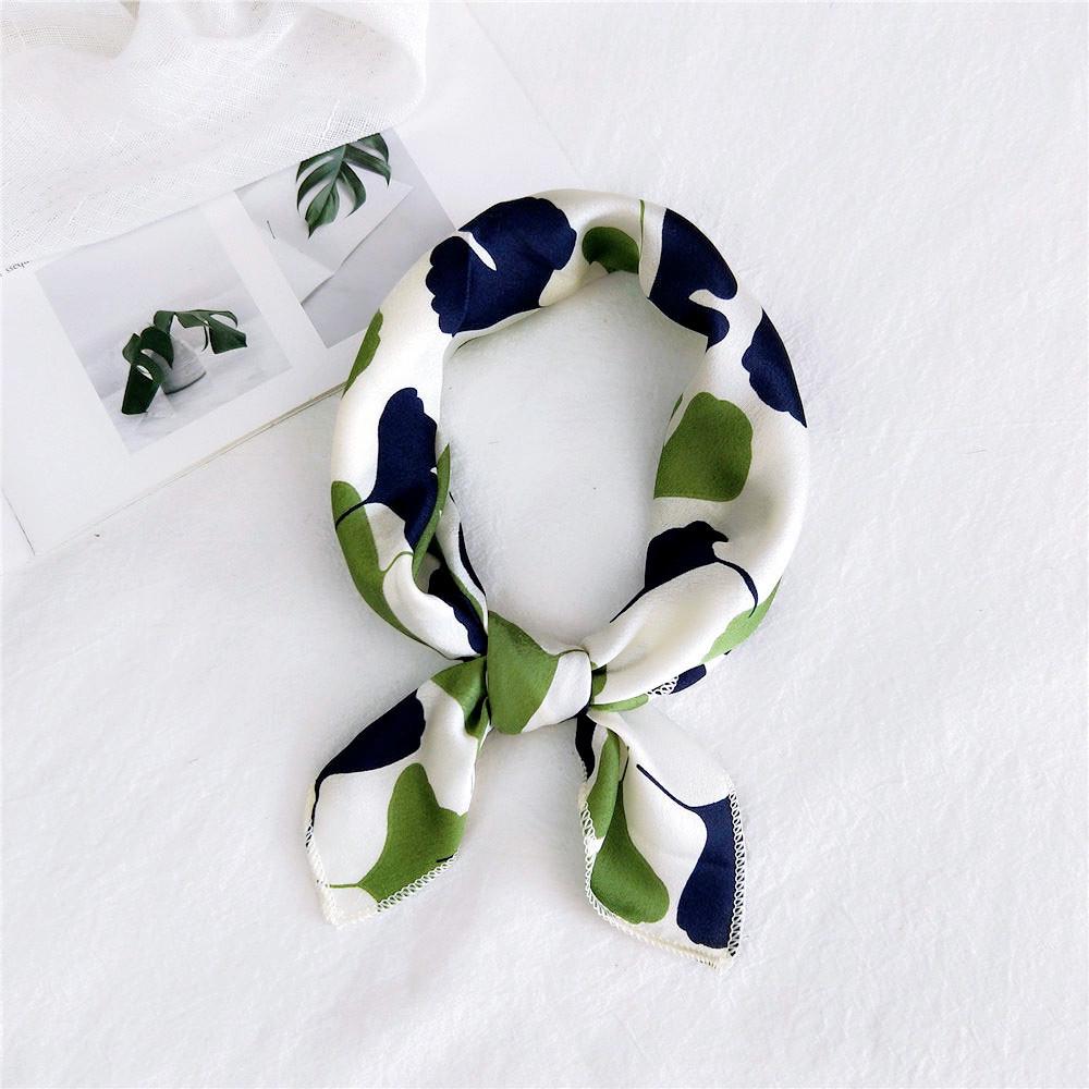 50 Seiden-Carrés: Vielseitige Frühlings-/Sommer-Halstücher für Damen - Koreanischer Stil