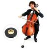 uxcell Cello Bass Lock Stop, Bass Round Endpin Rubber Stopper, Cello Anti-Slip Floor Stand Holder, Black/Golden, for Cello Non-Slip