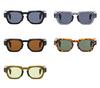 Square Vintage Sunglasses Men Women Brand Designer Rivet Sun Glasses Male Female Fashion Travel Outdoors Shades