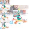 Colorful Electric Frog Adventure Game For Fun Interactive Dinosaur Feeding Play