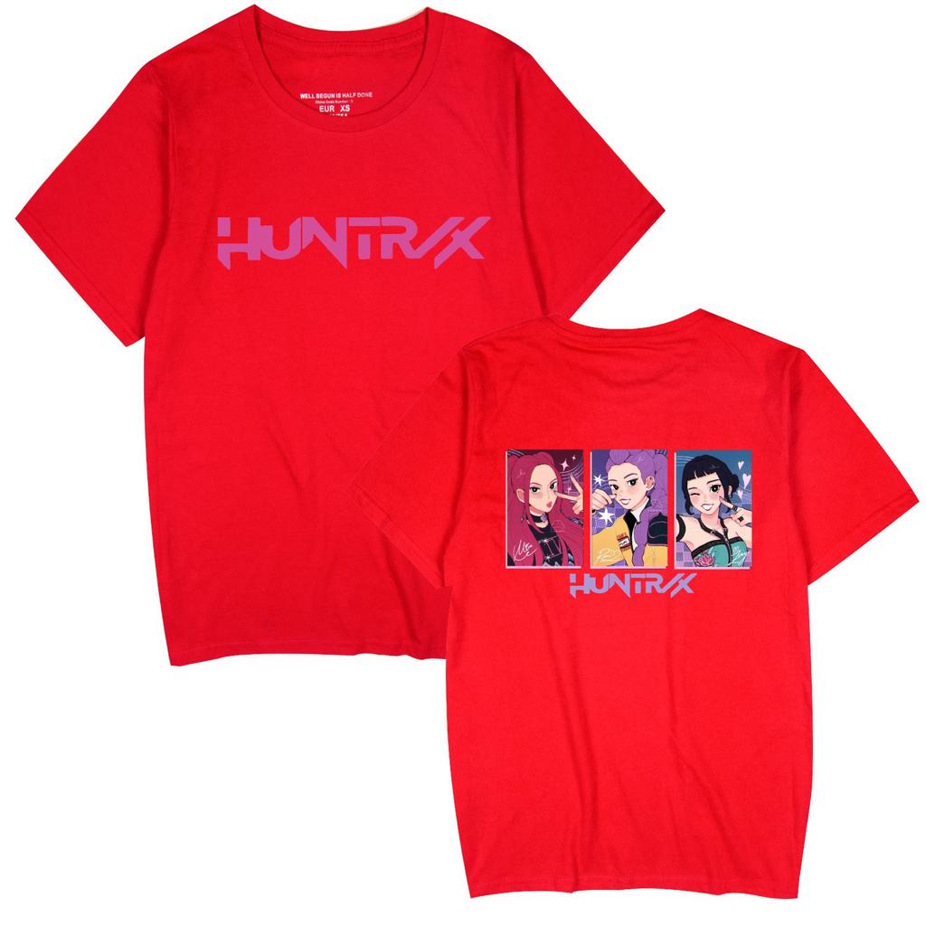 Summer Women Men's Short Sleeve Tshirt KPop Demon Hunters Clothing New Men Cosplay T-Shirt
