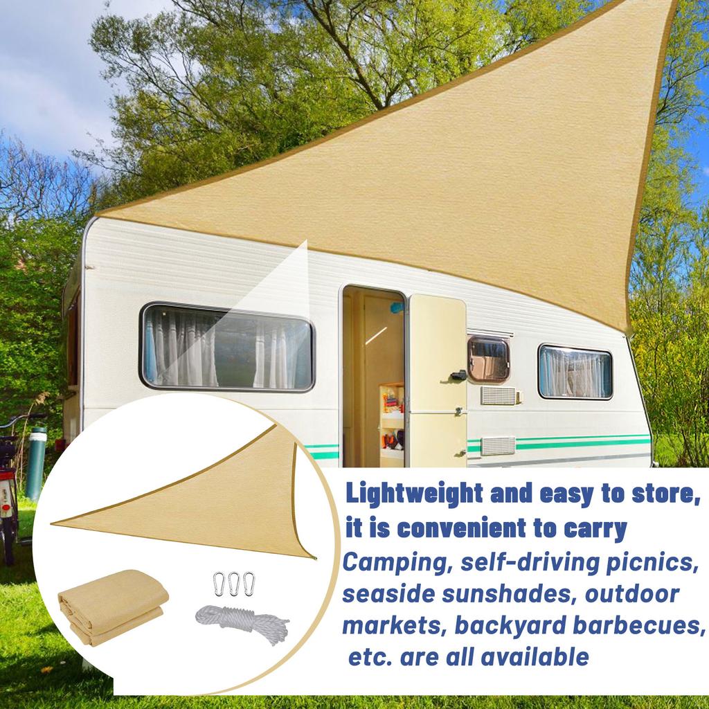 Sunshade , Sand Color, Sunshade UV , Suitable For Patio, Backyard, Garden, , Outdoor Facilities And Events