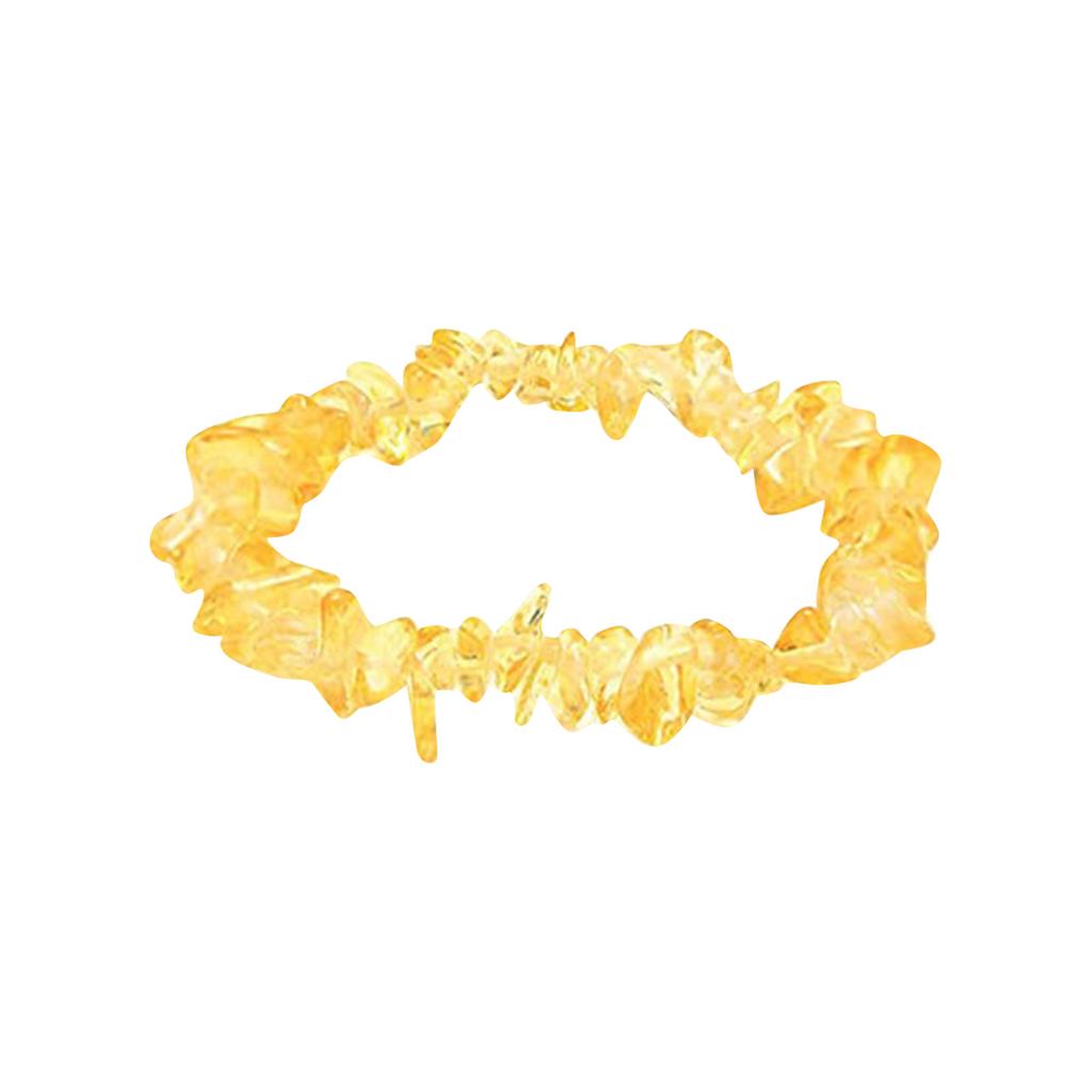 12 Pcs Natural Gemstone Chakra Bracelets For Women Crystal Chip Gemstone Stretch Bracelets Tumble Polished