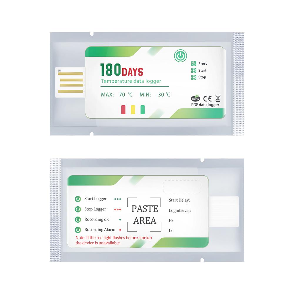 Disposable Temperature Data Logger USB Data Logger 180 Days