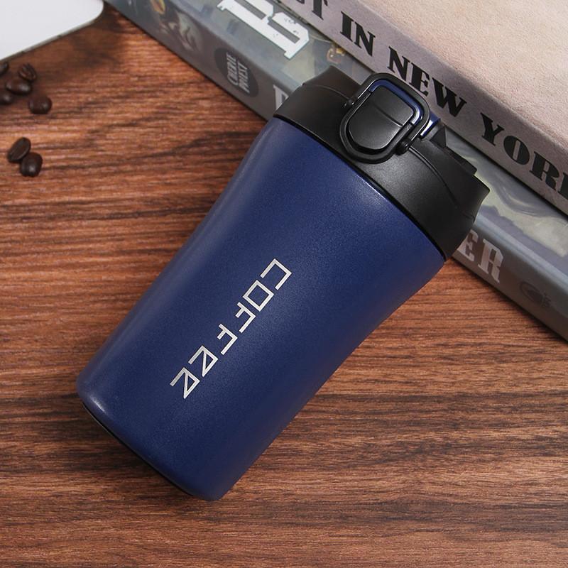 304 Edelstahl Thermobecher mit verschließbarem Deckel für Reisen und Outdoor-Aktivitäten